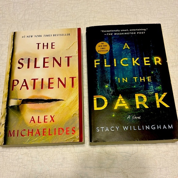 Alex Michaelided Other - A Flicker In The Dark & The Silent Patient, best seller thriller books